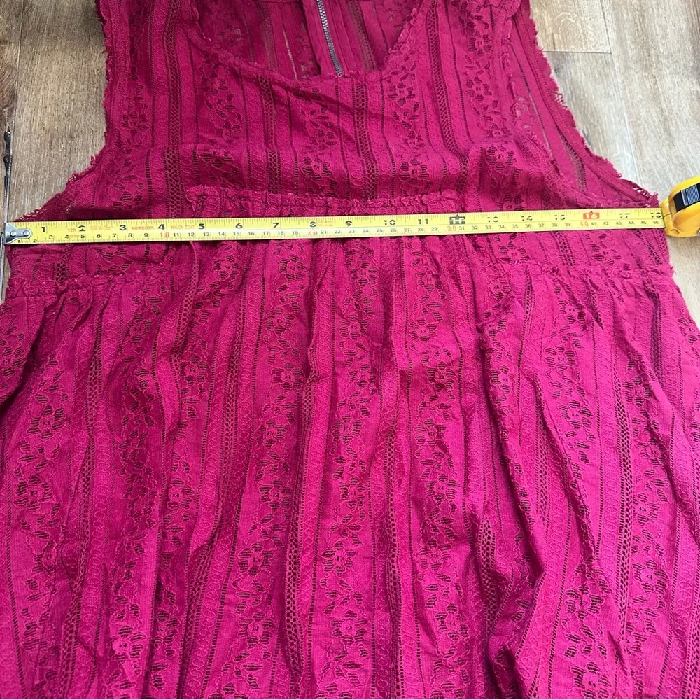 Free People Tu Es La Lace Mini Dress Size Medium